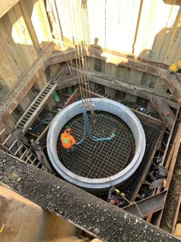Structural concrete pouring and forming